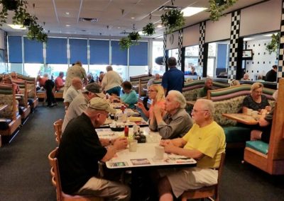 Delicious meal at Elena's Restaurant