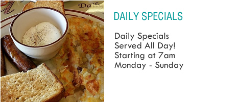 Daily specials